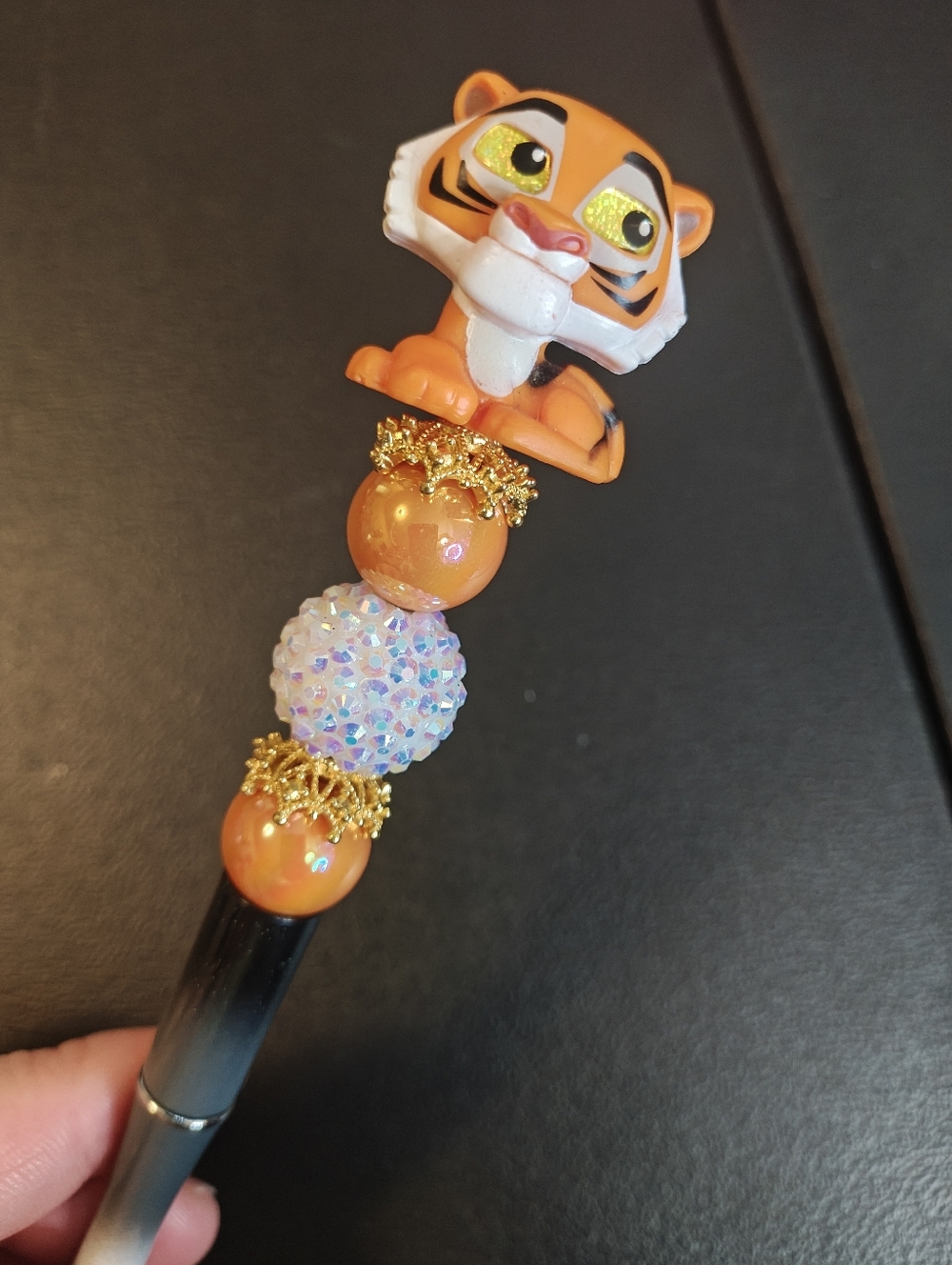 Disney Doorable Beaded Pen Rajah From Aladdin